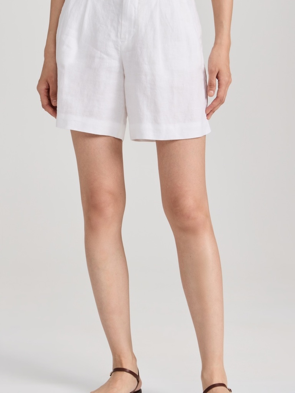 NWT Alex Mill Jules Pleated Linen Shorts - Size 14